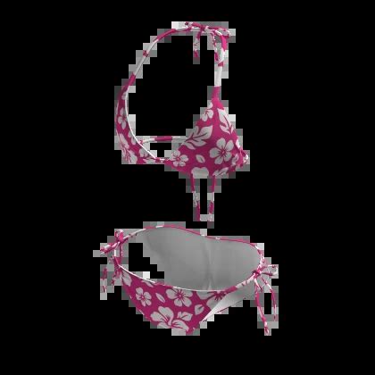 Pink Floral Bikini Roblox Item Rolimon S
