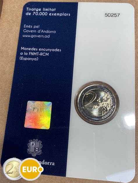 Euros Andorra Leyenda De Carlomagno Bu Fdc Coincard