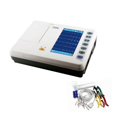 Digital Electrocardiograph Portable Ecg Machine Channel Format