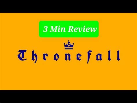 Thronefall 3 Minute Video Review YouTube