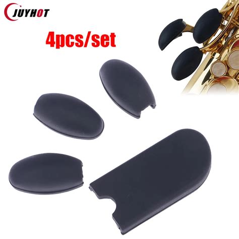 Saxophone Thumb Rest Cushion Palm Key Riser Pads Set Silicone Finger