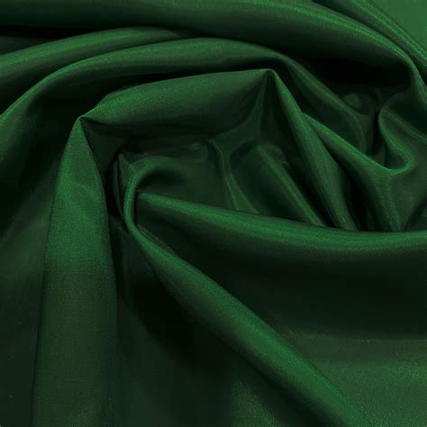 Grass Green 100 Acetate Lining Fabric — Tissus En Ligne