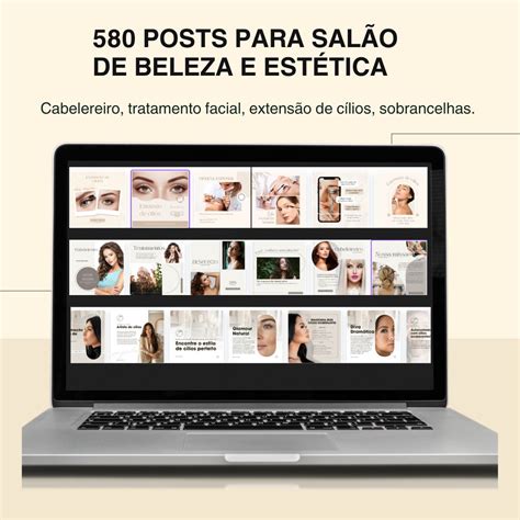 580 Pack para Estética Canvas Packs Hotmart