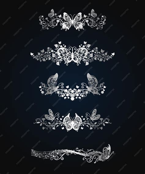 Premium Vector Set Of Decorative Vintage Frames And Borders Set Gold