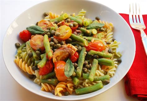 P Tes Au Thon Haricots Verts Et Tomates Cerise