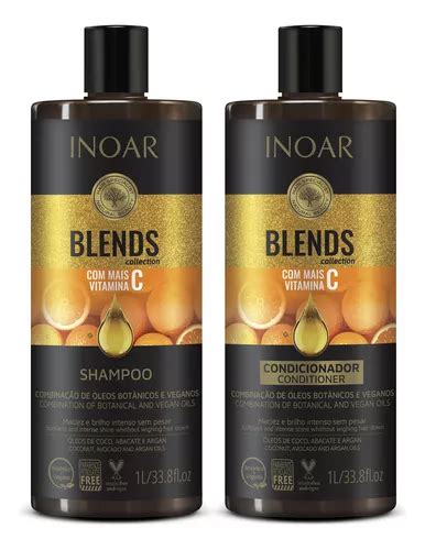 Duo Shampoo E Condicionador Blends Vitamina C L Inoar Mercadolivre