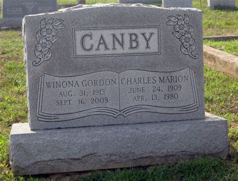 Winona Mildred Gordon Canby 1913 2003 Find A Grave Memorial