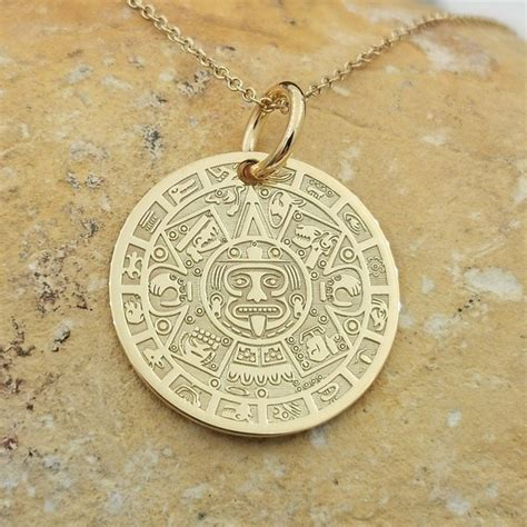 Mayan Pendant Etsy