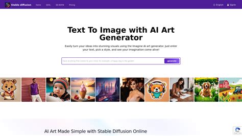 Stable Diffusion Online Generate Stunning Ai Images From Text Prompts