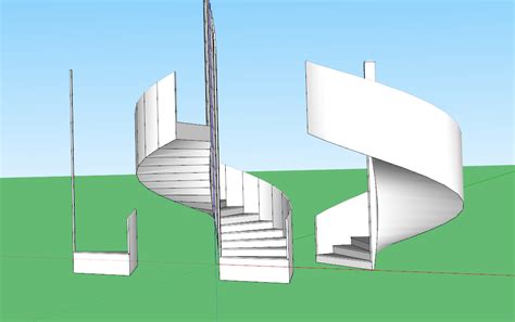 Help with creating a solid handrail for spiral stairs please - Pro ...