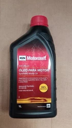 Kit Óleo Para Motores Ford Motorcraft 5w20 100 Sintético