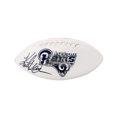 Kurt Warner Autographed Los Angeles Rams Football - BAS COA | Steel ...