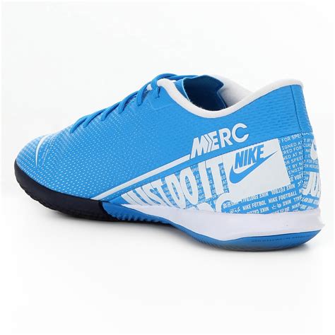 Chuteira Futsal Nike Mercurial Vapor 13 Academy Ic Azul E Branco