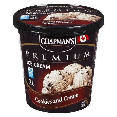 Chapman's Ice Cream Chapman's Cookies And Cream Premium Ice Cream ...