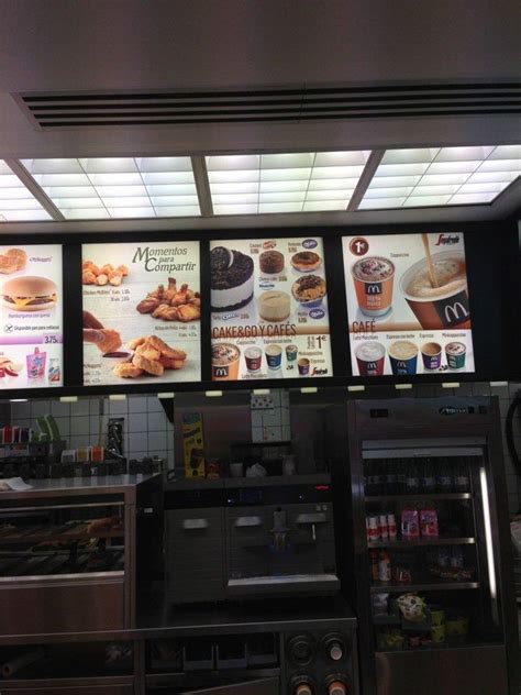 Menu at MC Donald s restaurant Pamplona Avenida Barañain 23