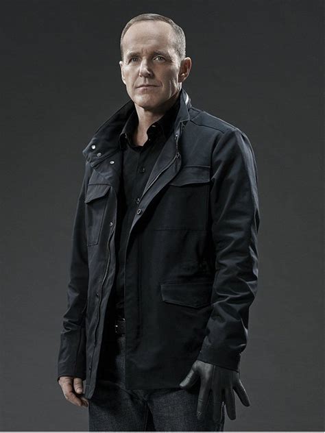 Clark Gregg Agents of Shield Cotton Black Jacket