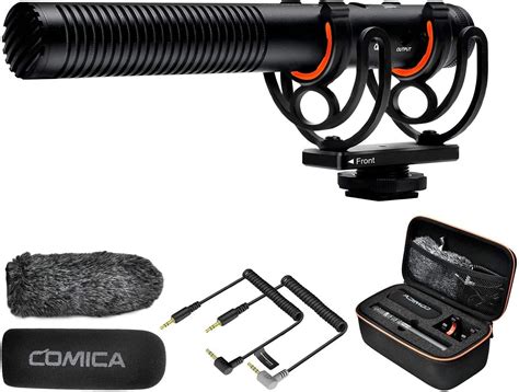 Comica VM20 Super Cardioid Shotgun Microphone With OLED Power Display