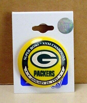 Green Bay Packer Super Bowl Champions 2” Pinback Button 1997 | eBay