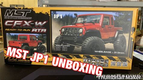 Mst Cfx W Jp Unboxing With Images Monster Trucks Make It Yourself