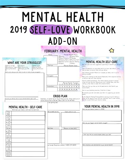 Mental Health Printable Worksheets