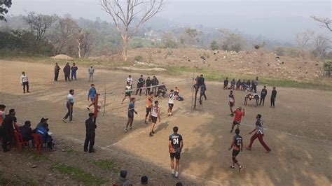 Final Clash Berthin Vs Hamirpur Volleyball Match 1st Set At Nalti