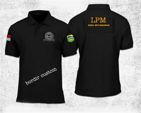 Jual Kaos Polo Bordir Custom Satuan Bahan Pe Di Lapak Rusli Bordir