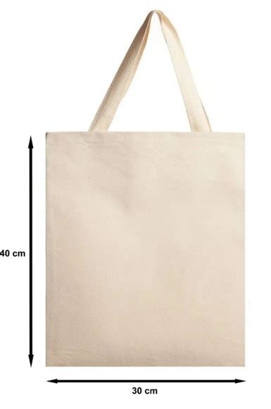 Ecobag em Algodão Cru 30x40cm Elo7 Produtos Especiais