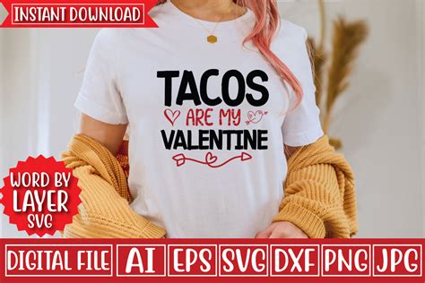 Tacos Are My Valentine Graphic By CraftZone Creative Fabrica