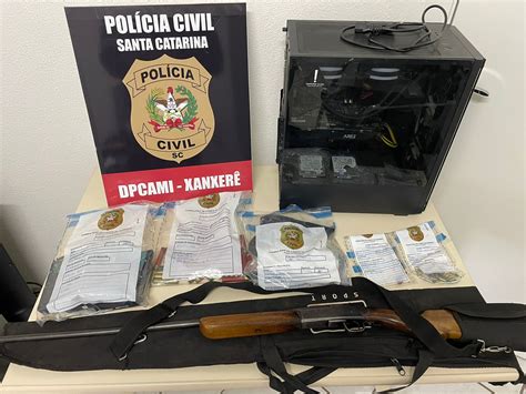 Polícia apreende computador que armazenava conteúdo de pornografia