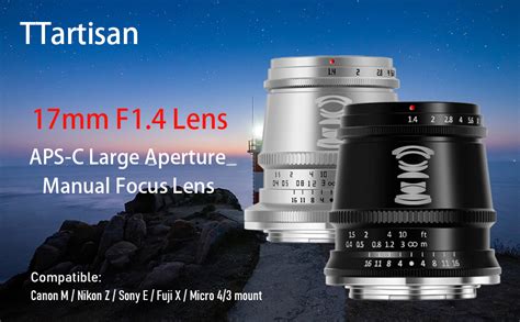 Amazon Ttartisan Mm F Lens Aps C Manual Focus Wide Angle