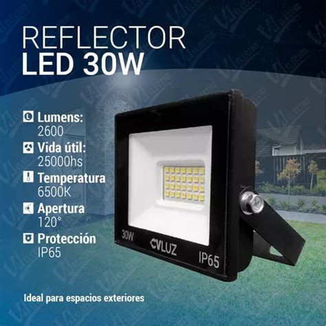 Reflector Led Exterior 30w Proyector Exterior Fotocélula en venta en