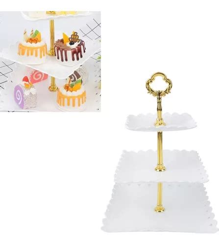 Exhibidor 3 Niveles Soporte Base Para Cupcakes Y Postres MercadoLibre