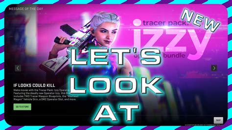 Making Me Act Up New Tracer Pack Izzy Operator Bundle Modern Warfare 2 Youtube