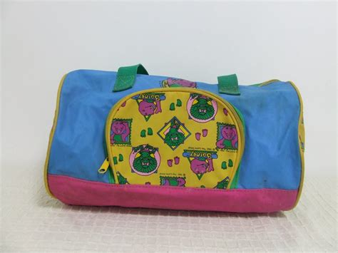 Barney And Friends Kids Bags Vintage Bag Sleeping Bag Etsy