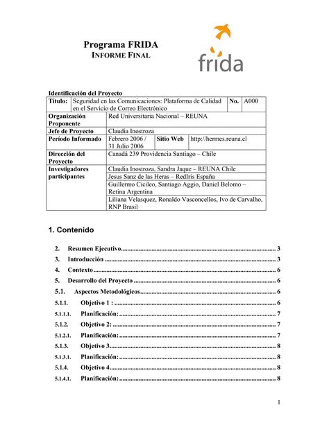 Informe Final Seguridad En Las Comunicaciones Pdf