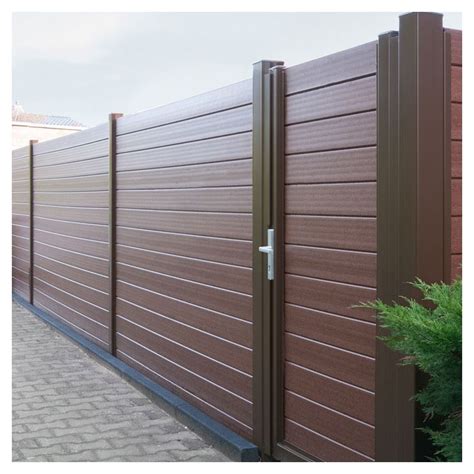 Garden Pravicy Aluminium Fence Wpc Fencing Customized Wholesale Fencing