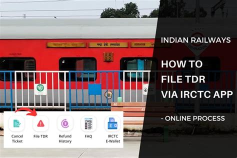 How To File Tdr Through Irctc App For Ticket Refund