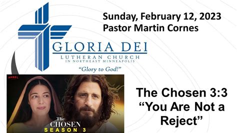 Sunday The Chosen Physician Heal Yourself Martin