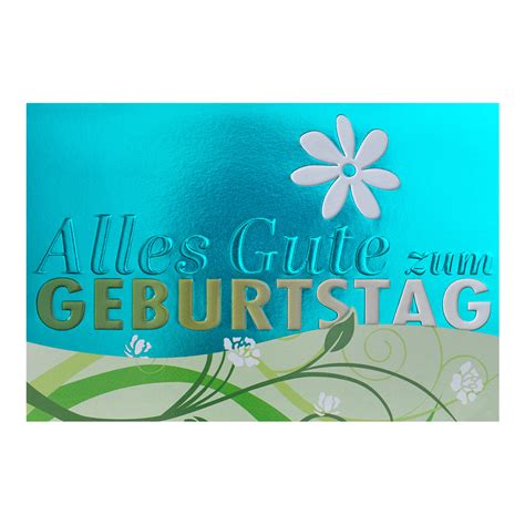 5311 Glückwunschkarte Alles Gute zum Geburtstag mit Blindprägung