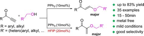 Selective Synthesis Of Alkoxy Enones By Addition Of Alcohols To