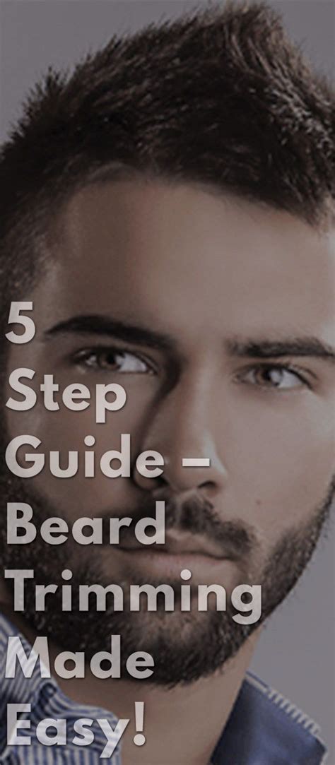 5 Step Guide Beard Trimming Made Easy Artofit