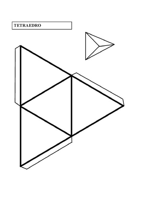 Un tetraedro es un poliedro de cuatro caras Con este número de caras