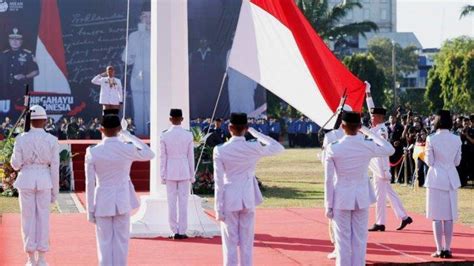 Pimpin Upacara HUT Ke 78 RI Ganjar Ucapkan Terima Kasih Kepada Petani