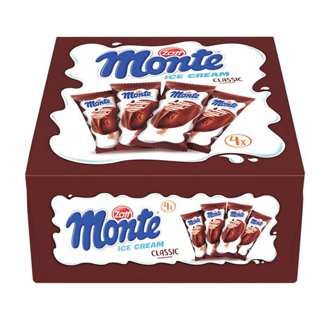 ZOTT MPK MONTE ICE CREAM CLASSIC STICK 4 X 85ML Piscopo S Cash Carry