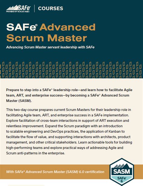 SAFe-Advance-Scrum-Master-Certification-Training