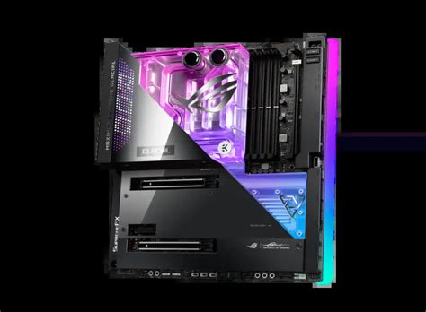 Sus Z Rog Maximus Extreme Glacial Eatx Motherboard Ultrablock Water