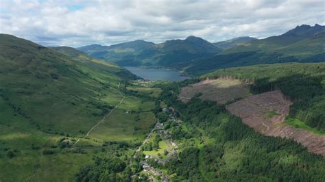 Mountain Landscape in Loch Long, Scotland. image - Free stock photo ...