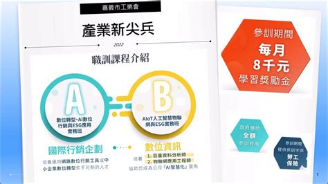 【嘉義市工業會 產業新尖兵】ai數位行銷、aiot人工智慧物聯網與esg實務班課程介紹 Youtube