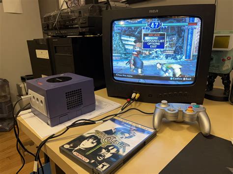 I Just Love How Cute The Gamecube And A 13 Crt Look Together On My