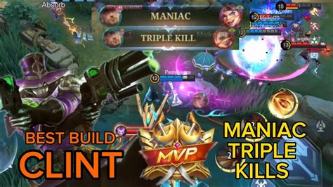 Maniactriple Kill Mvp Best Build And Emblems For Clint Solo Rank